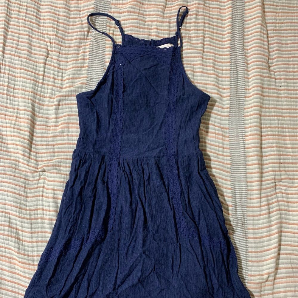 Navy blue Altar’d State midi dress